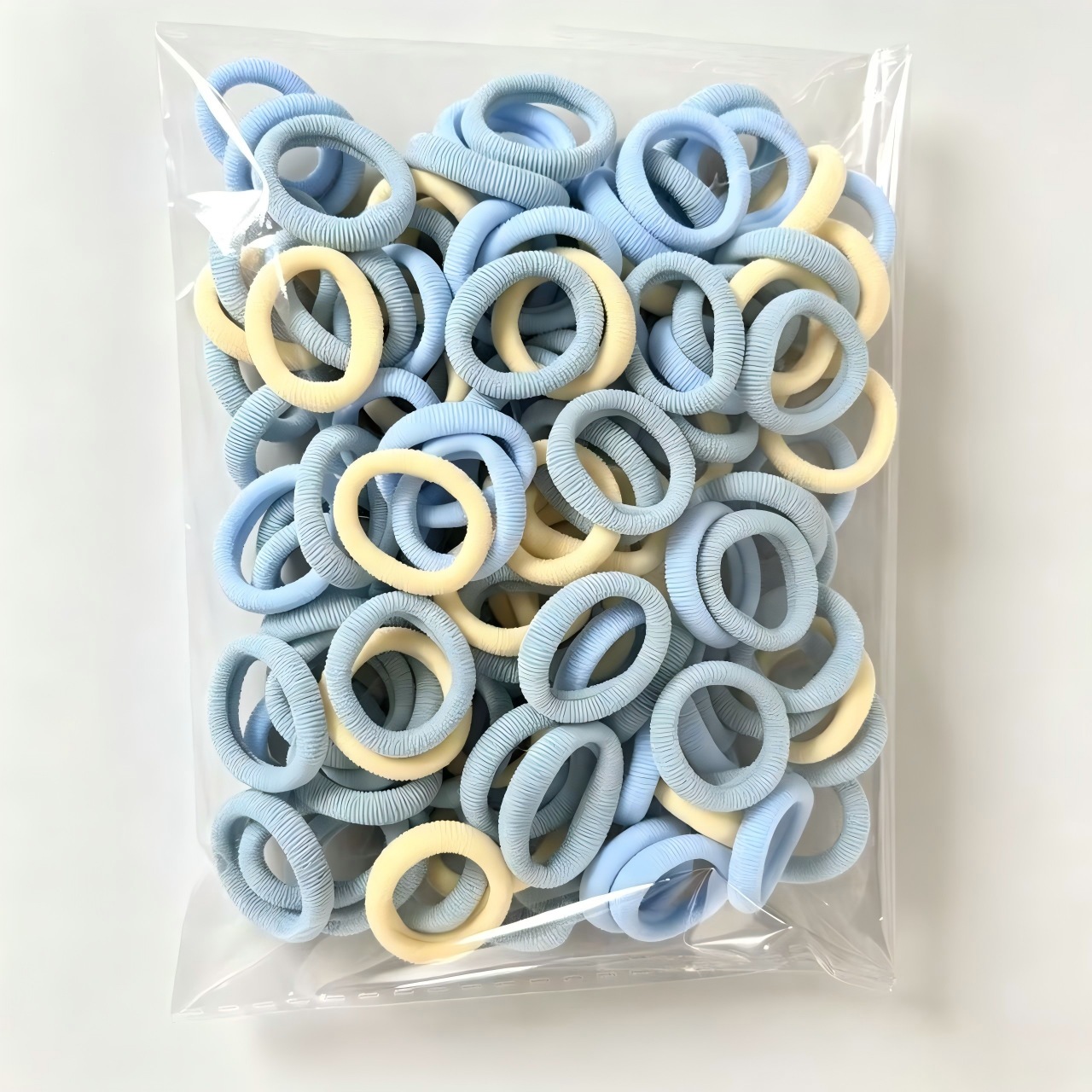 Cabeza de bebés de cabello de color caramelo anillo de cabello de goma de alta elasticidad cabello de mujer no lesionar cabello de cabello tocado de niña
