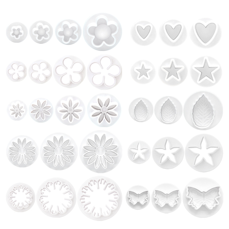 Directamente del fabricante: juego completo de utensilios para hornear, 33 piezas de herramientas para hornear, 10 tipos de herramientas para decorar pasteles con fondant, herramientas de repostería.