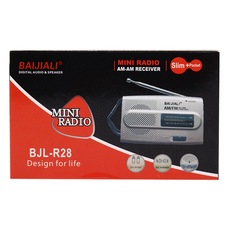 Старомодное FM-радио, трансграничное портативное ретро-радио для пожилых людей, AM FM, двухдиапазонное радио