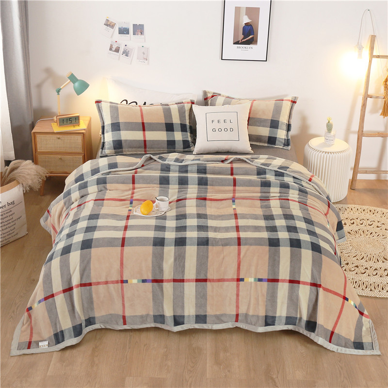 Manta de franela de dibujos animados manta de aire acondicionado máquina lavable manta de viaje manta de sofá interior dormitorio de estudiantes manta delgada