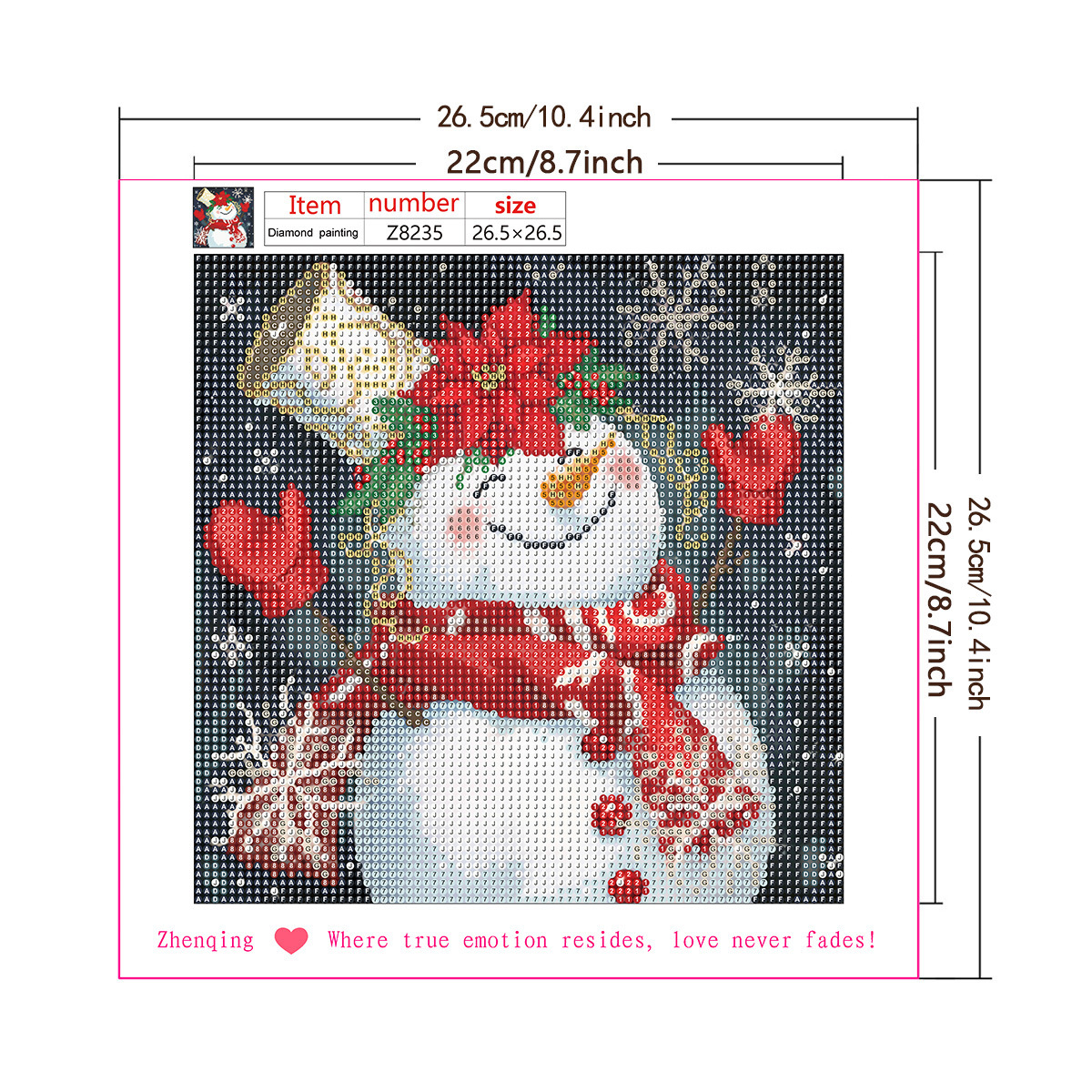 Pegatinas hechas a mano pintura de diamantes nueva bufanda de Navidad para niños muñeco de nieve pintura adhesiva de resina de alta calidad artefacto de descompresión de bricolaje