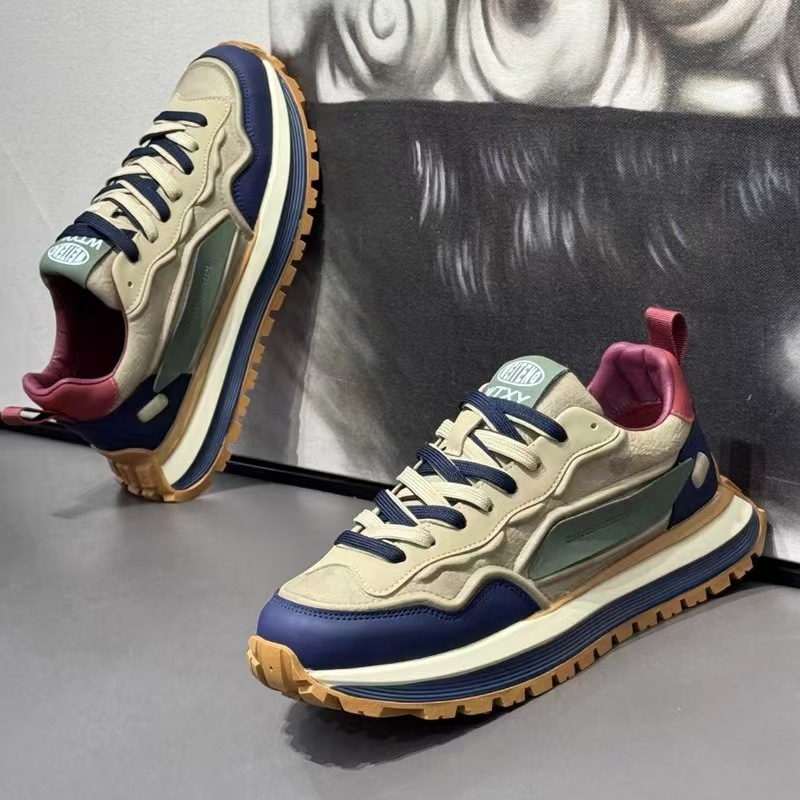 Zapatos para Hombre 2026, Nuevos Zapatos Deportivos Casuales de Primavera, Modernos, Versátiles, con Suela Gruesa, Cómodos, Resistentes al Desgaste, Zapatos Populares para Hombre, Estilo Papá