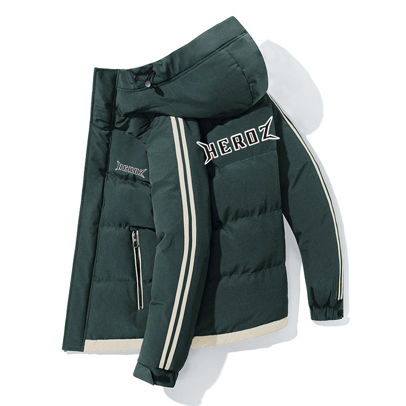 Manteau homme hiver chaud en coton avec capuche et doublure_voghion.com