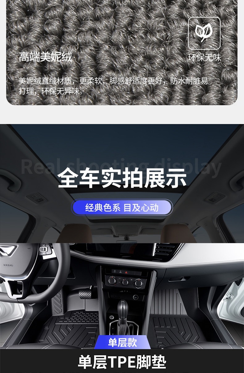 tpe car floor mats for Roewe RX5, RX3, Roewe I5/I6/Ei5, Roewe 350/360/550, Roewe D5, XD7, D6