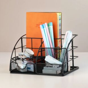 [618 Return] Desktop Multi-Layer Metal Drawer-Type Office Supplies Multi-Functional Storage Information Rack File Rack