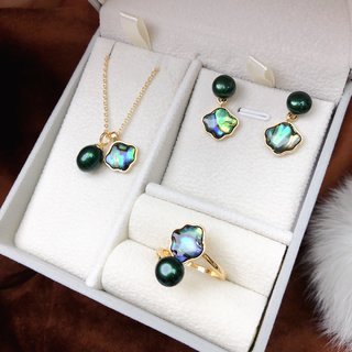 블랙 쉘 블랙 펄 세트