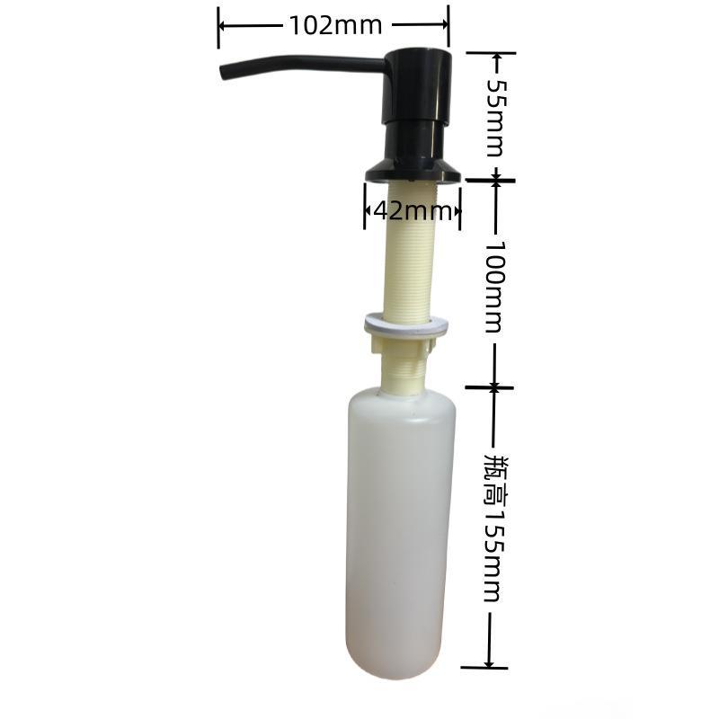 lavabos de cocina lavavajillas tipo prensado de acero inoxidable detergente de jabón alimentador de agua de drenaje de agua antifungal image 6