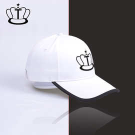 厂家直销高尔夫球帽时尚帅气减龄棒球帽帽额加边多颜色定制