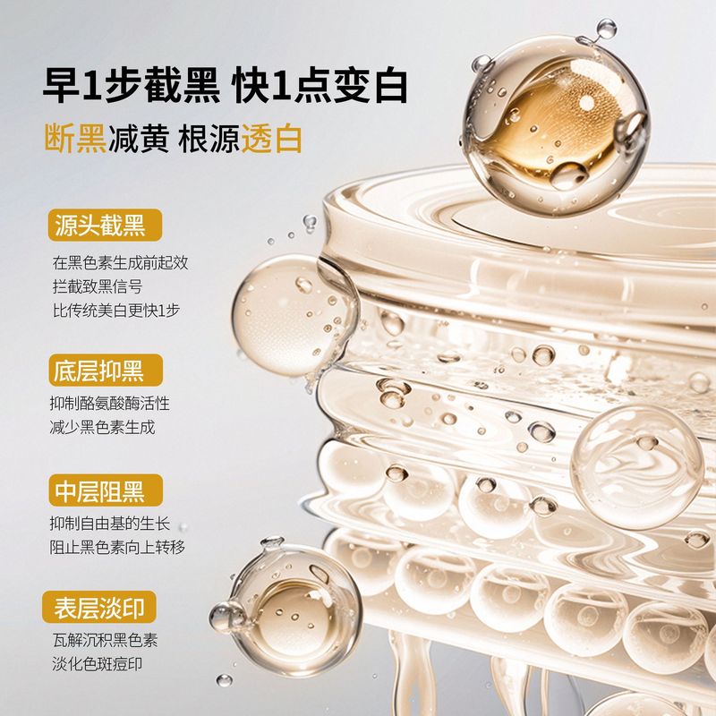 美白祛斑护肤套盒烟酰胺淡斑滋润控色美白祛斑精华液院线专供批发|undefined