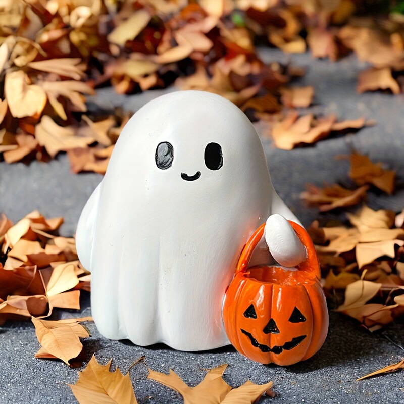 クロスボーダーハロウィン小さなゴースト装飾品クリエイティブホームデコレーションかわいいゴーストデスクトップ装飾品樹脂工芸品|undefined
