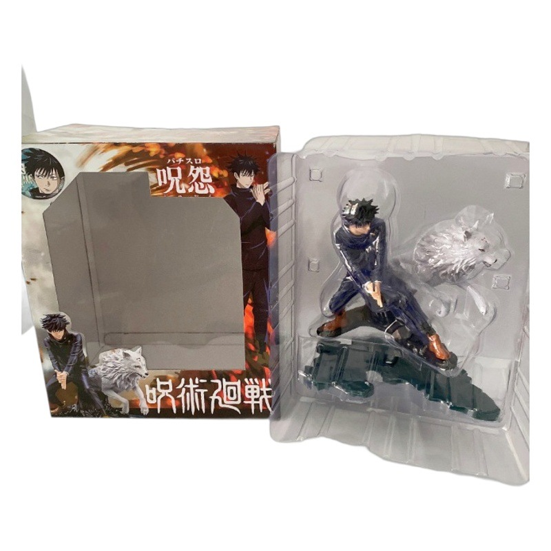 Fu heihui decoración modelo hecho a mano cinco juguetes periféricos Wu Maldición de vuelta a la batalla hecha a mano Tiger stick te Ren maldición y quejándose