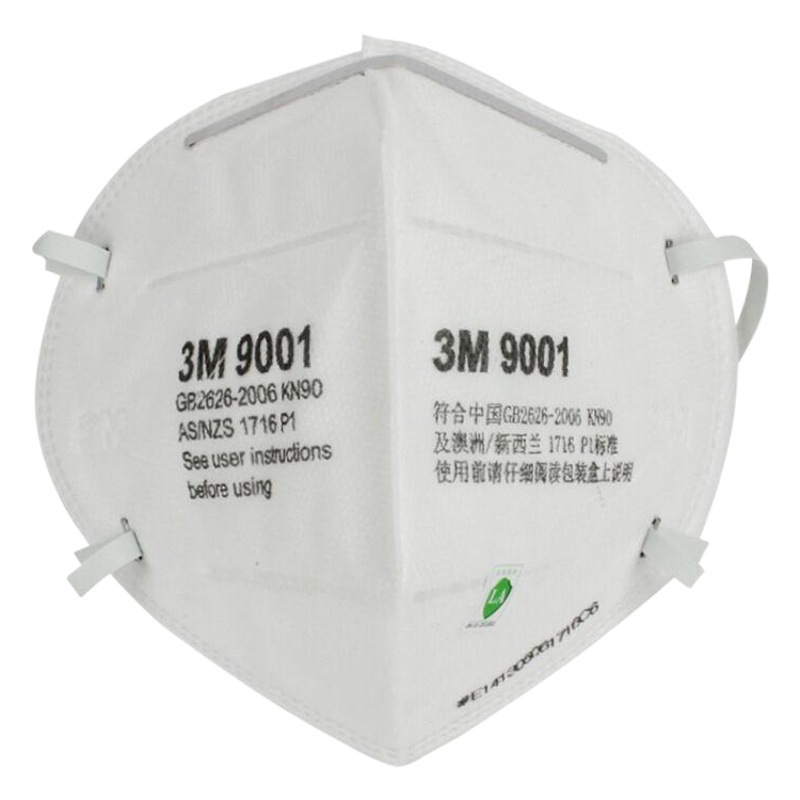 3M9001 9002 máscara de polvo máscara de protección PM2.5 anti-neblina al aire libre 50 PCs hombres y mujeres máscara