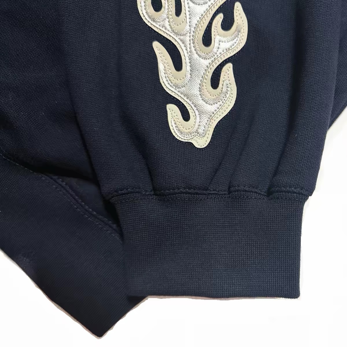 GMABCD Unisex Distressed Embroidered Zip-Up Hoodie – Relaxed Streetwear Jacket - detail 32