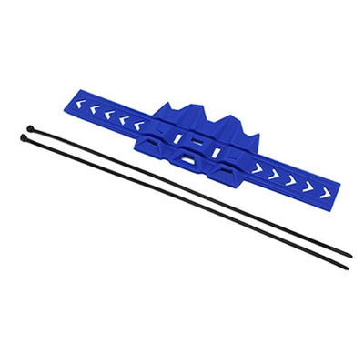 Motorcycle exhaust pipe Exhaust Pipe Anti-Scalding Rubber - blue