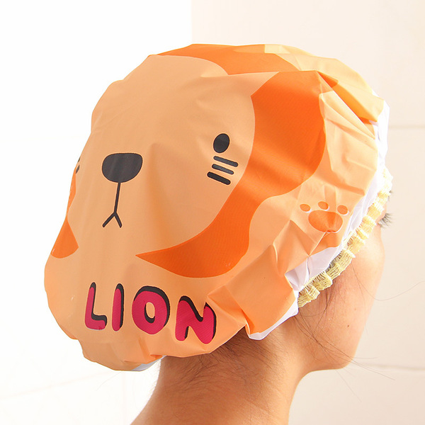 Cartoon Japanese shower cap for adults