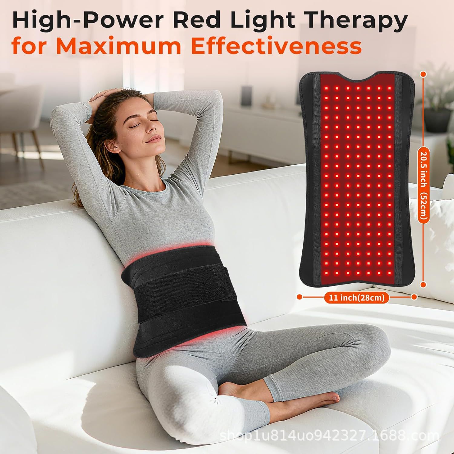 跨境新品140株红光热敷理疗垫家用全身热敷垫