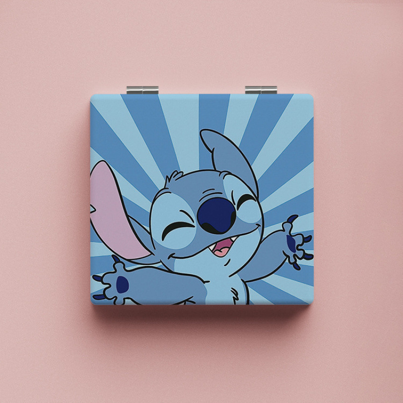 Lindo espejo pequeño Sanrio Kulomi espejo de maquillaje portátil de alto valor espejo de maquillaje portátil dormitorio de estudiantes espejo de maquillaje plegable