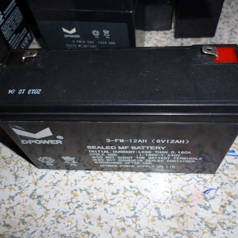 6V12AH20HR valve-controlled maintenance-free battery 3-FM-12AH children's electric stroller electronic pound, etc.