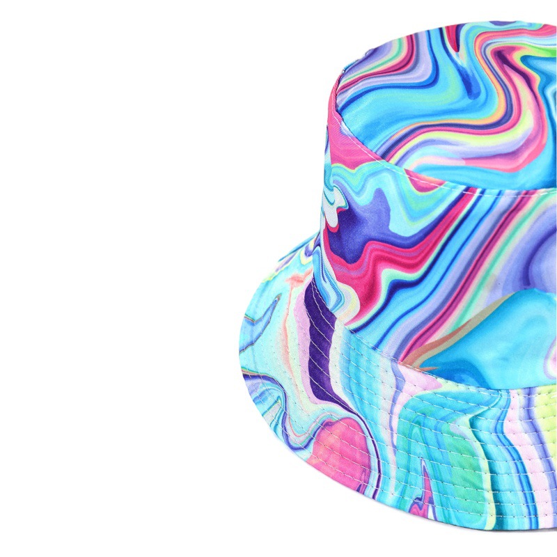Nuevo sombrero de pescador de doble cara de estilo coreano para mujer sombrero de Sol de protección solar de viaje de verano image 1