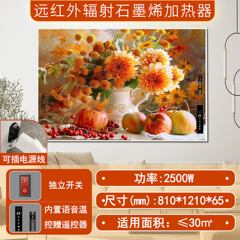 新款高温远红外石墨烯电暖画家用商用速热节能电暖器壁挂式暖气片|undefined