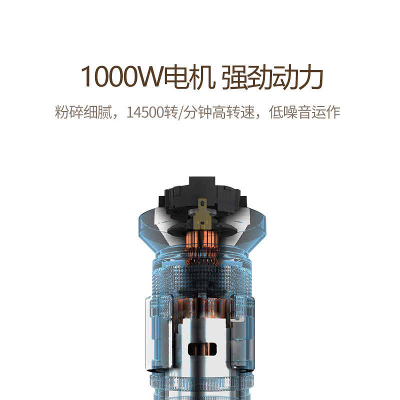 Wireless Food Processor Charging Baby Food Maker Multifunctional Egg Beater Household Electric Mixer Meat Grinder Juice Cup