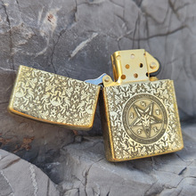 各种图案多款黄铜佐罗902煤油打火机雕刻DIY按需制作公司礼品批发