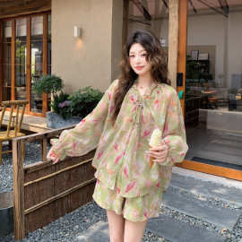 女装源头工厂302619两件套裤图片色小码大码中码气质优雅螺纹