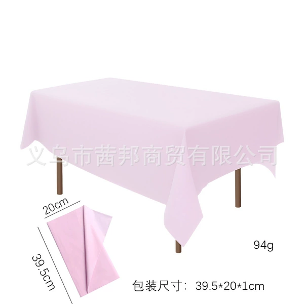 Light pink tablecloth 137*274cm