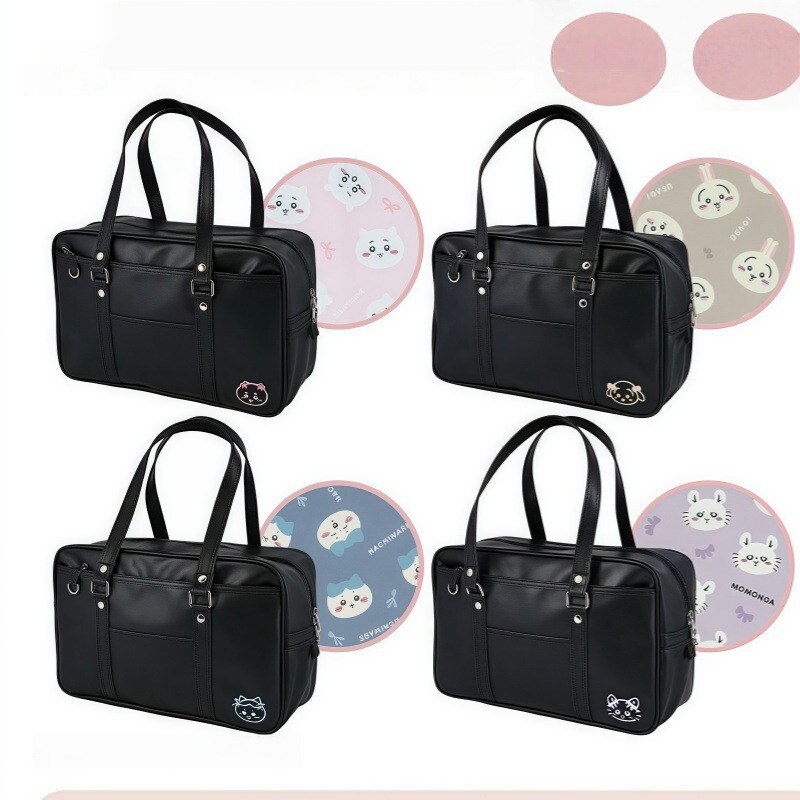 In-Stock Cartoon Jiyikawa Jk Uniform Bag Large Capacity Tote Bag Shoulder Underarm Bag College Style Storage Bag
