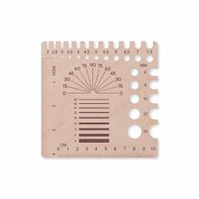 Knitting Needle Gauge 亚马逊跨境新款针织量规纱线缠绕工具木制