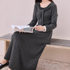 两件套女2025秋季新款假两件上衣裙子一整套穿搭A85A318