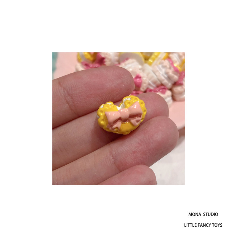 만나고 아름다움 시뮬레이션 활 사랑 케이크 음식 놀이 미니어처 장면 장식품 금형 놀이 DIY 수지 액세서리 재료