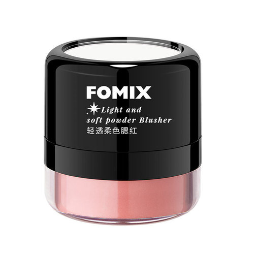 FOMIX light and soft color blush mushroom head lazy air cushion blush highlighter contour all in one soft mist rouge powder
