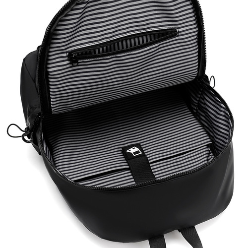  Winter New Product Simple Fashion Casual Backpack Business Backpack USB Charging Men's Computer Bag Travel Bag