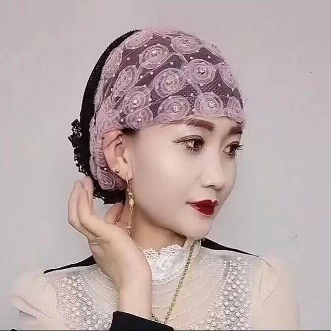 Spring and Summer new Hui Bao Tou hat Muslim lady Muslims Casual Nail Bed Hat Mom hat