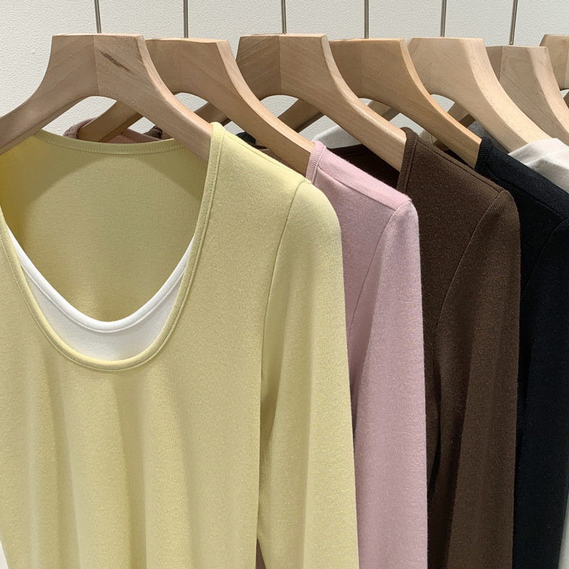 In-Stock Brand Lyocell Tencel Stunning Long-Sleeve T-Shirt for Women, 2025 Summer New Thin Slim-Fit Flattering Base Layer for Women In-Stock Brand Lyocell Tencel Stunning Long-Sleeve T-Shirt for Women, 2025 Summer New Thin Slim-Fit Flattering Base Layer for Women
