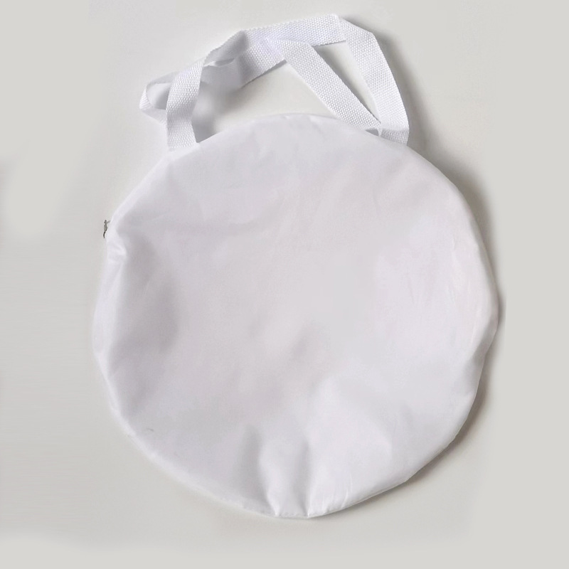 Gran capacidad de malla poliéster Oxford tela almacenamiento cesta almacenamiento portátil plegable cesta lavandería en stock