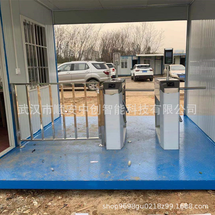 武汉建筑工地三辊闸劳务实名制人行通道闸人脸识别管理系统闸机
