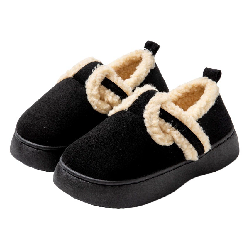 Хлопковая Сумка-тапочки Numbo с женской зимней домашней противоскользящей толстой подошвой, модная плюс бархатная теплая хлопковая обувь