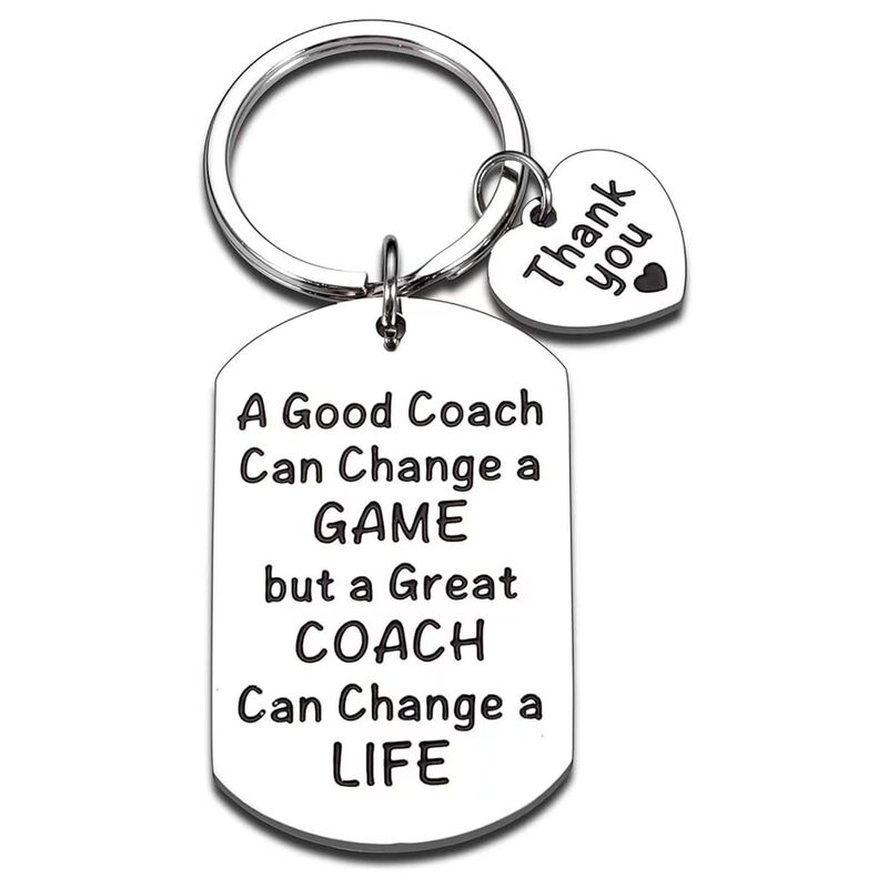 European and American Stainless Steel Military Brand Pendant Football Coach Gift Amazon Friends Gift Key Pendant Bracelet