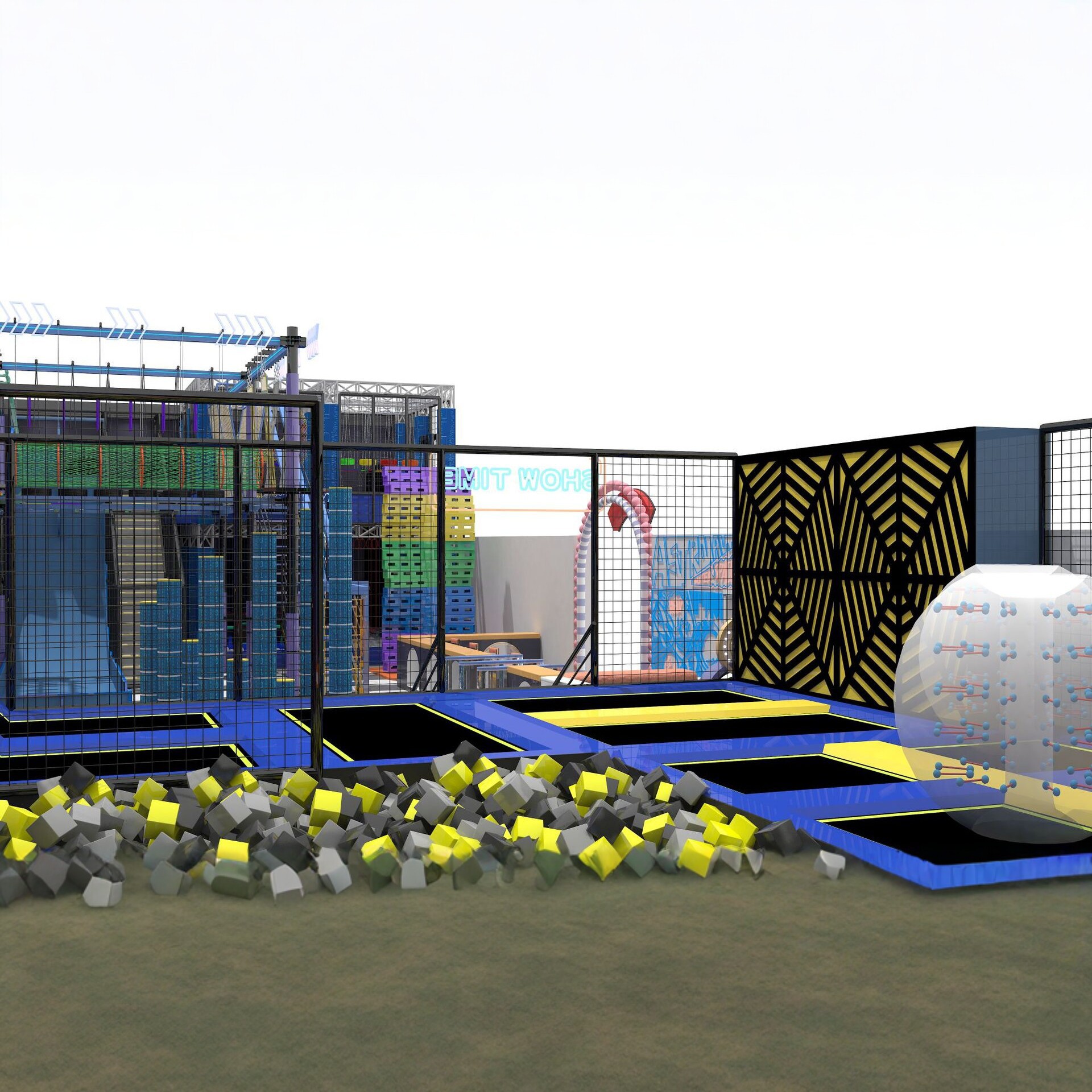 多彩可选充气碰碰球儿童撞撞球成人碰撞球户外步行草地球碰蹦床淘