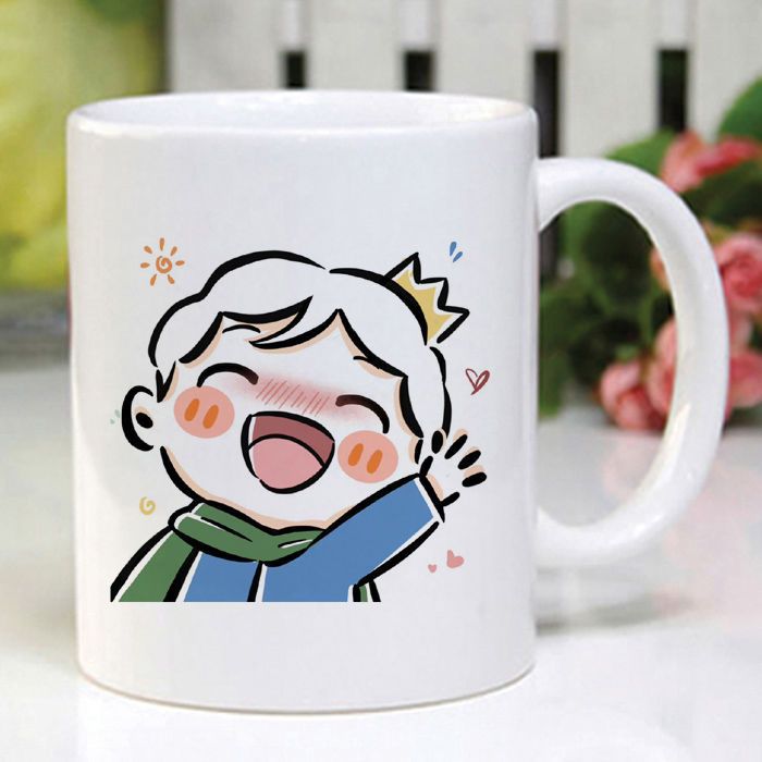 Ceramic mug logo pattern simple coffee cup advertising manufacturers wholesale straight Cup gift Cup