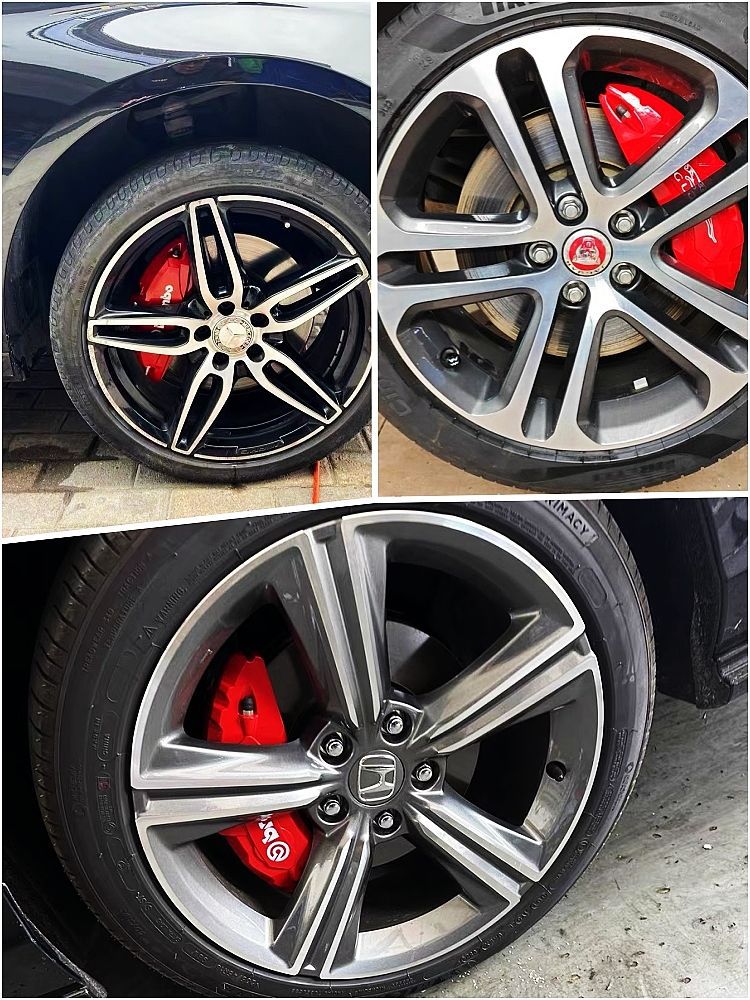Suitable for Infiniti Q50L/Q50/Qx60/G Series/Ex/Jx/Fx Caliper Covers, Wheel Hub Brake Color Change Spray Paint