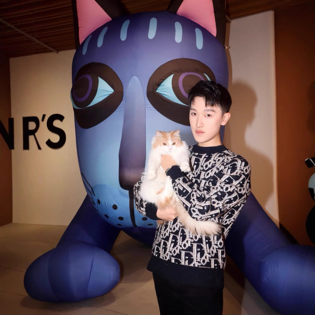 2025 Spring and Autumn Round Neck Presbyopic Full Print Cardigan for Men and Women, Fashionable Loose Casual Easiest for Match Pullover Sweater