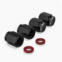 碳纤纹金属气门芯盖汽车轮胎气门嘴帽通用型个性改装防尘气门帽盖