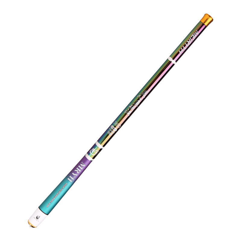 Ultra corto sección corta caña de pescar al por mayor de carbono ultra duro luz corriente mano varilla 43cm bolsillo conveniente varilla de los niños