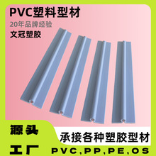 源头厂家批发PVC异型材E型塑料卡槽T形轨道静音条PVC型材U型夹条