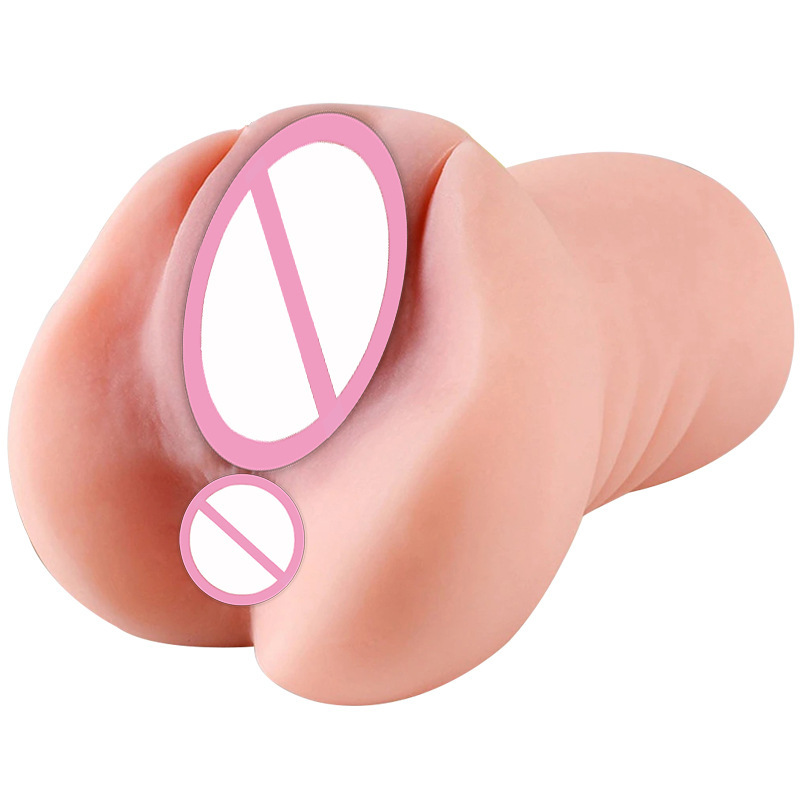 Double-Hole Airplane Cup, Big Ass Vagina and Buttocks Mold, Famous Device, Masturbator, Sex Toy, Mold of Famous Device, Half-Body Big Ass
