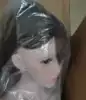 Solid head seamless one-piece doll