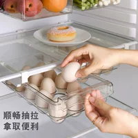 Ящик для хранения яиц в холодильнике, ящик для хранения продуктов и фруктов, подставка для яиц, лоток для яиц, бытовой пластиковый выдвижной ящик для хранения продуктов